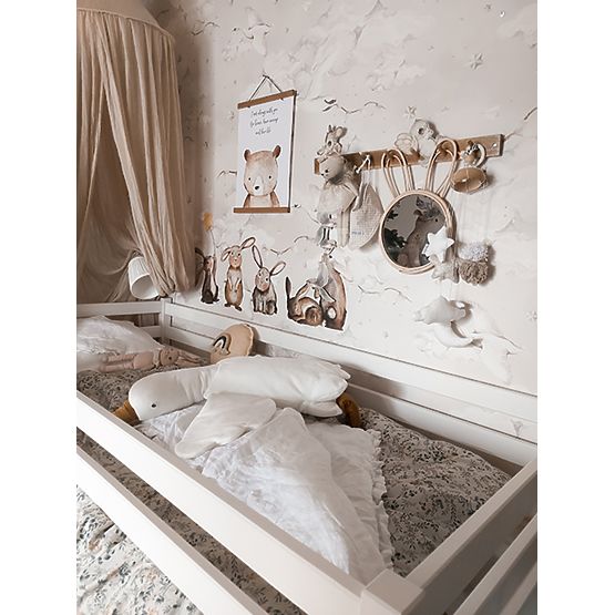 Lit superposé pour enfants Ourbaby Modo - blanc