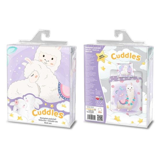 Literie enfant 135x100 cm + 60x40 cm Lama