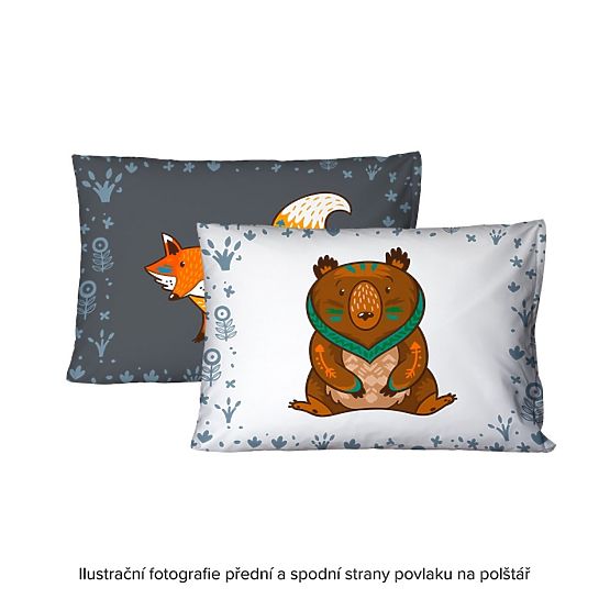 Literie enfant Foxie - 140 x 200 cm + 70 x 90 cm