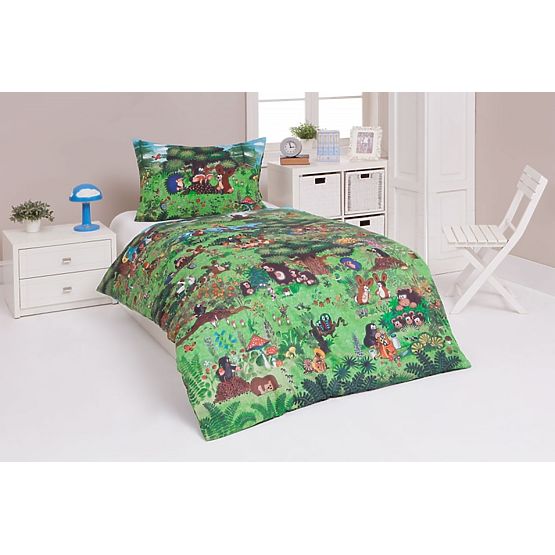 Literie pour enfants Matějovský - Taupe dans la forêt