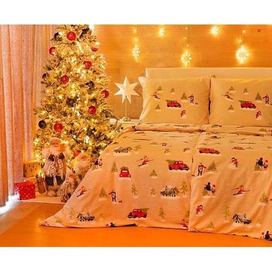 Literie Magique hiver 140x200 cm + 70x90 cm