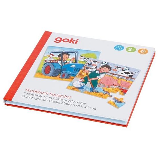 Livre de puzzle magnétique Ferme