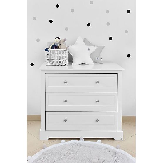 Lněný polštář Hvězda - bílý