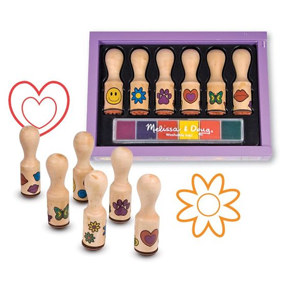 Lot de 6 tampons en bois Melissa & Doug