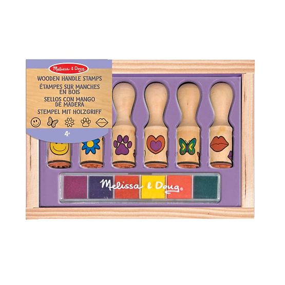 Lot de 6 tampons en bois Melissa & Doug