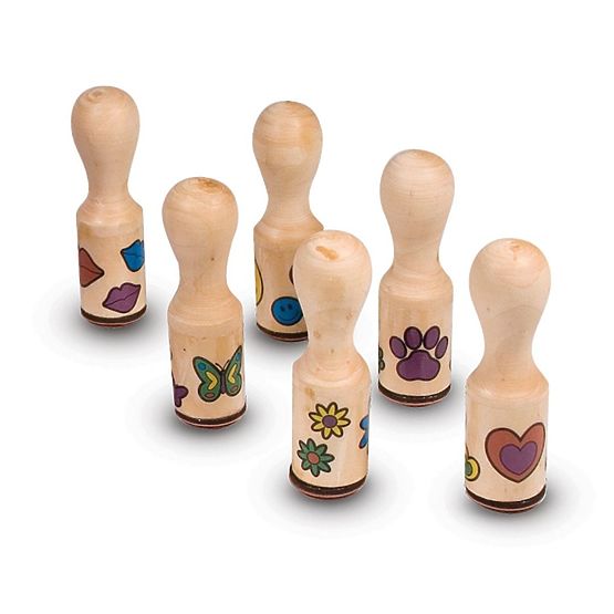 Lot de 6 tampons en bois Melissa & Doug