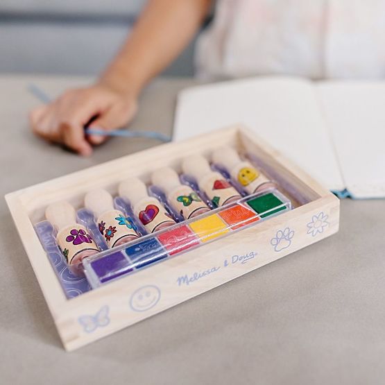 Lot de 6 tampons en bois Melissa & Doug
