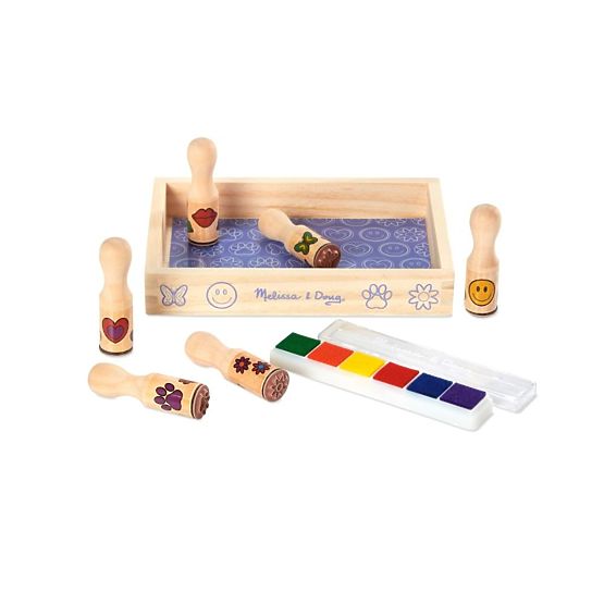 Lot de 6 tampons en bois Melissa & Doug