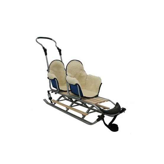 Luge pour jumeaux Duo Sport - couleur siège noir