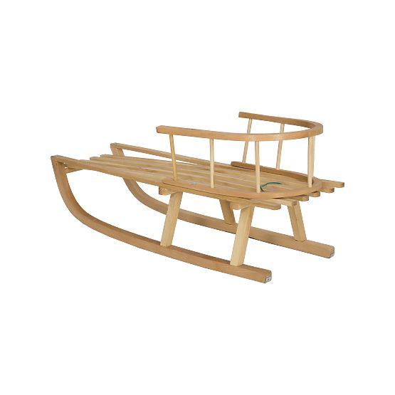 Luge Snowrider traditionnelle en bois