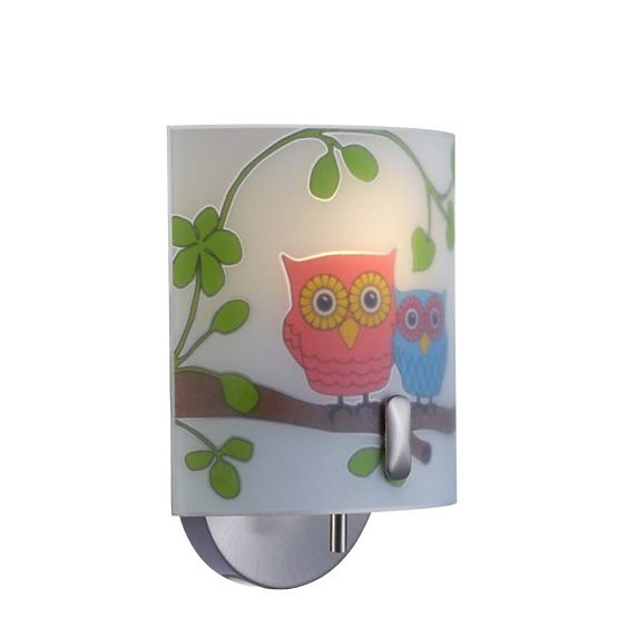 Luminaire mural pour enfants Hiboux