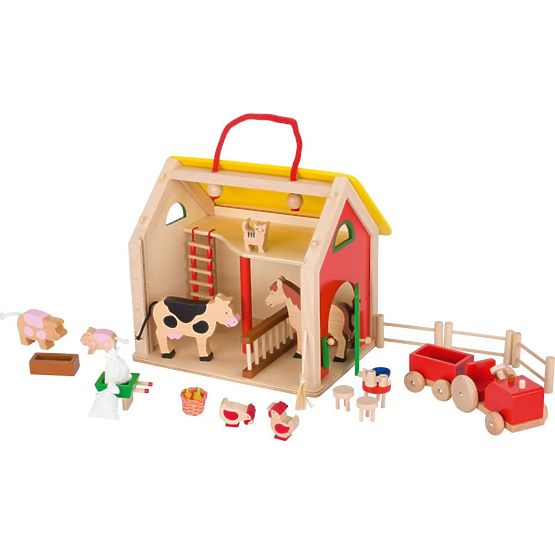 Maison de ferme portable en bois
