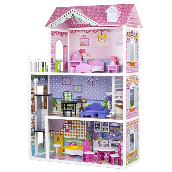 Maison de poupée avec ascenseur Ava