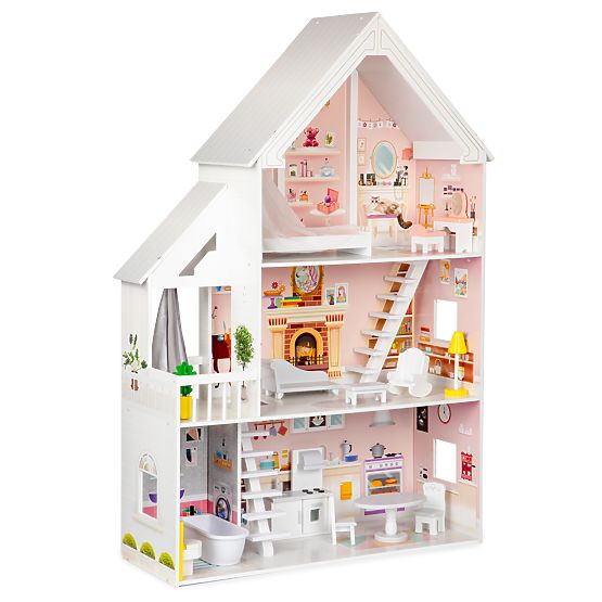 Maison de poupée en bois Résidence Pastel