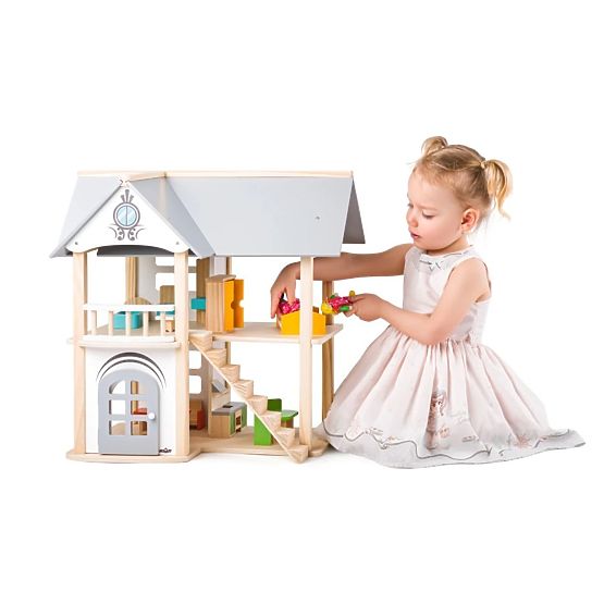 Maison de poupées avec meubles Villa Isabelle