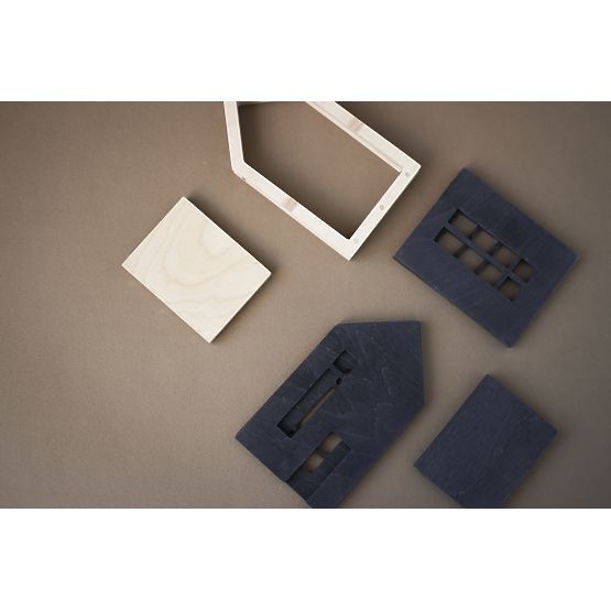 Maison en bois Montessori magnétique - mer du nord