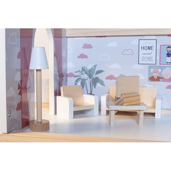 Maison en bois pour poupées Amelia