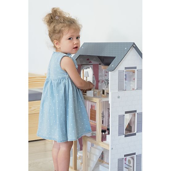 Maison en bois pour poupées Amelia