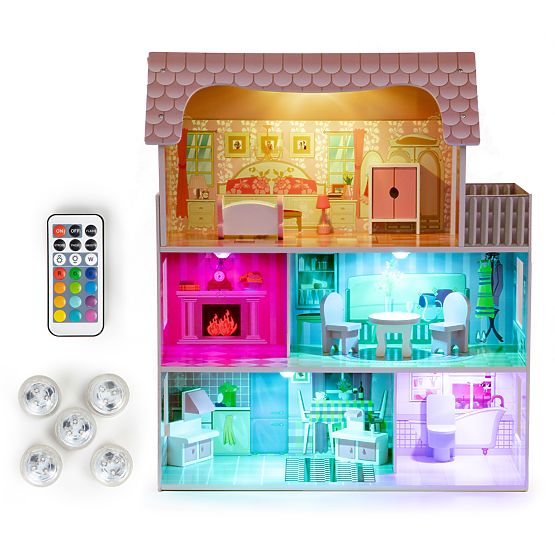 Maison en bois pour poupées Charlotte