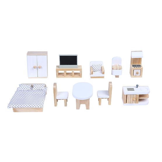 Maison en bois pour poupées Emma