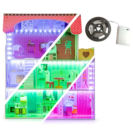 Maison en bois pour poupées Madison