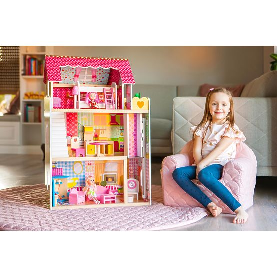 Maison en bois pour poupées Ruby