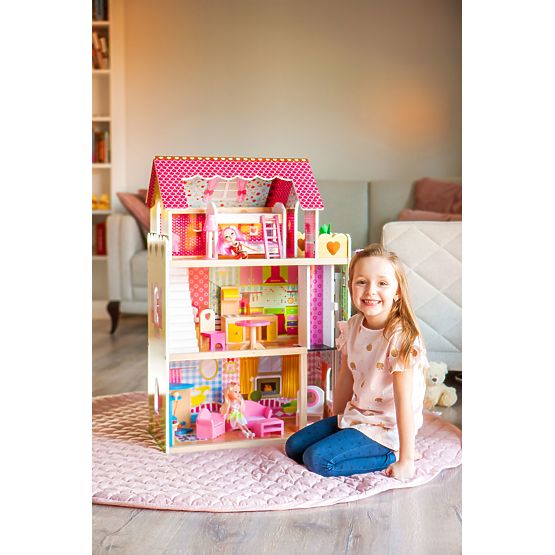 Maison en bois pour poupées Ruby