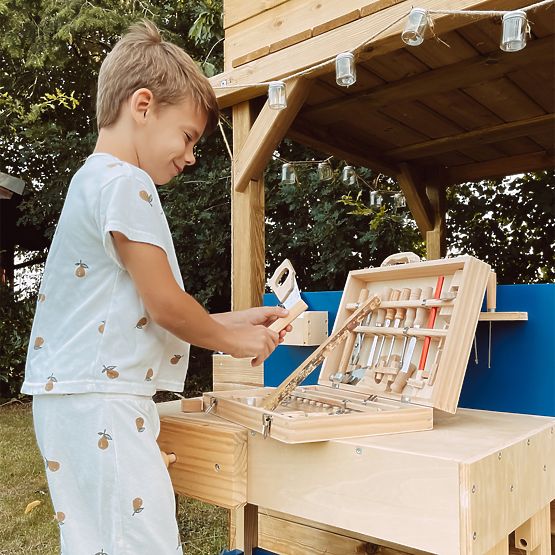 Mallette à outils en bois Small Foot Deluxe