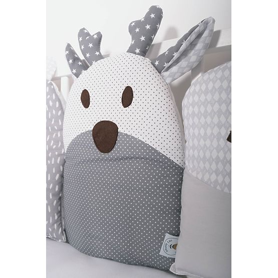 Manteau modulable pour berceau - gris