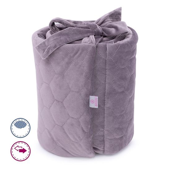 Manteau pour berceau Secret Garden - violet