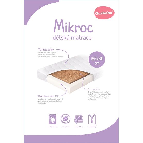 Matelas enfant MIKROC 180x80