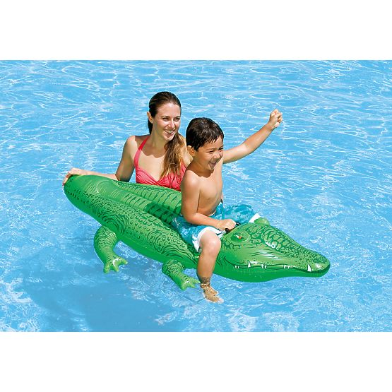 Matelas Gonflable Alligator pour Nager 168 cm INTEX 58546