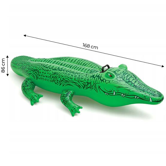Matelas Gonflable Alligator pour Nager 168 cm INTEX 58546
