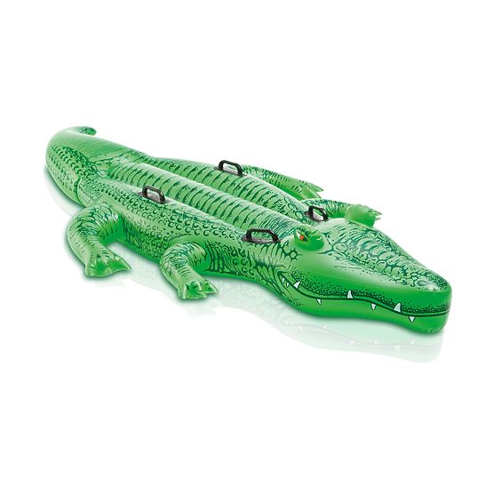 Matelas gonflable crocodile avec poignées 203x114 cm INTEX 58562