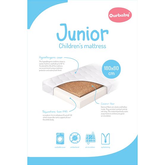 Matelas JUNIOR - 80x180 cm