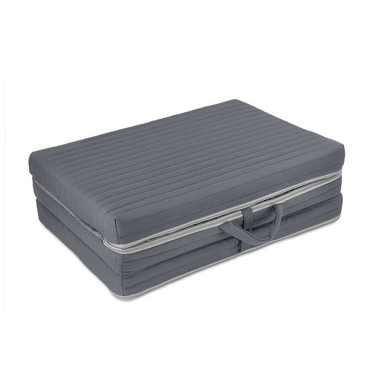 Matelas pliable portable Amio - 120x60 cm - gris
