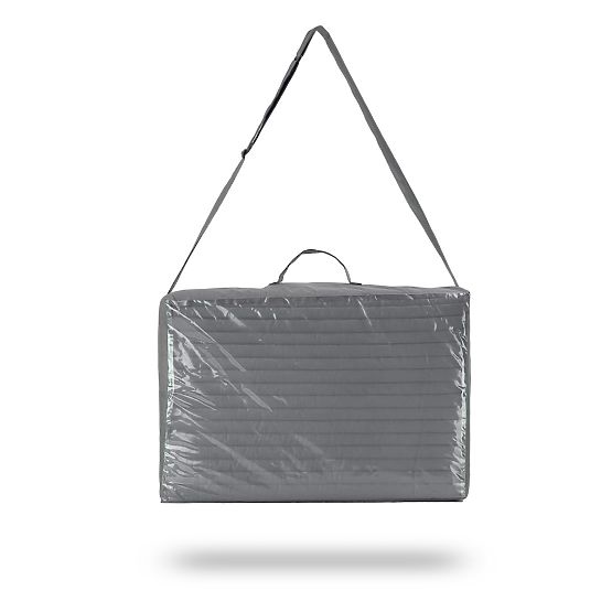 Matelas pliable portable Amio - 120x60 cm - gris
