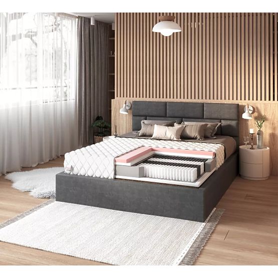 Matelas à poches Ivrea 140 x 200 cm