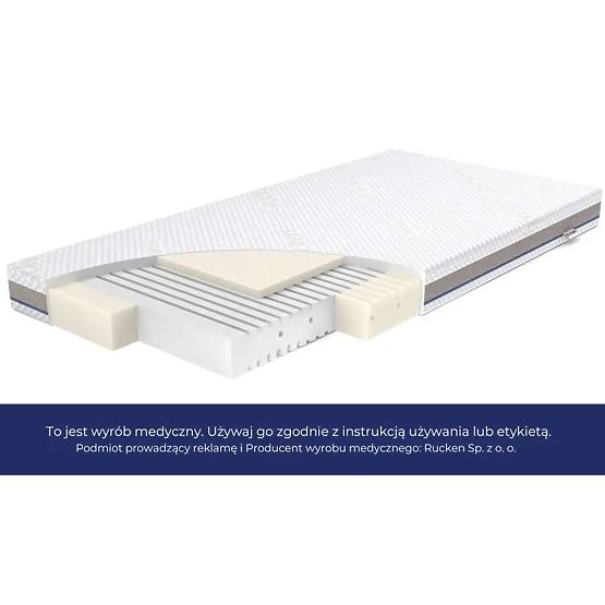 Matelas STABIL avec latex : Taille - 140x70