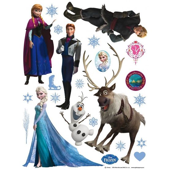 Maxi étiquette Frozen