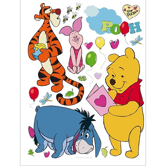 Maxi étiquette Ours en peluche Winnie l’ourson