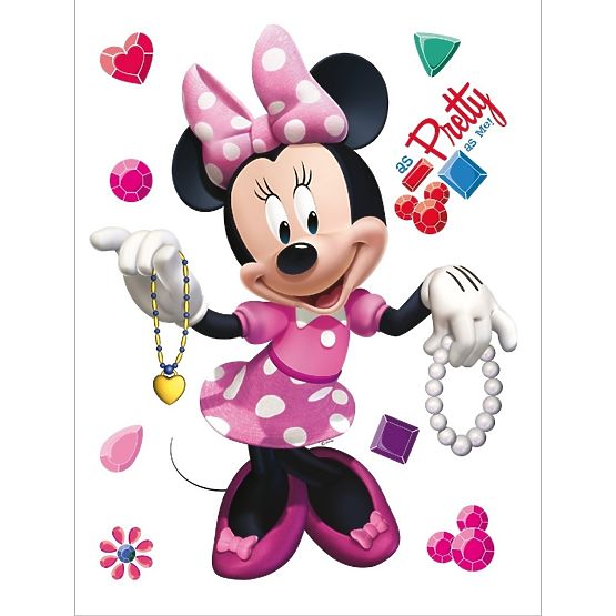 Maxi étiquette Une souris Minnie