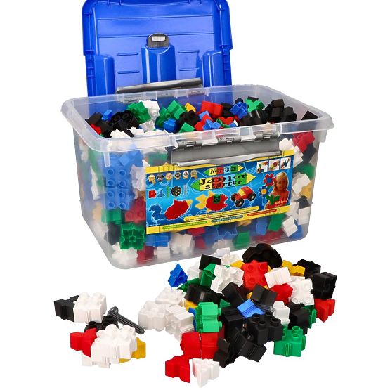 Mega ensemble de blocs de construction Morphun Starter, 600 pièces