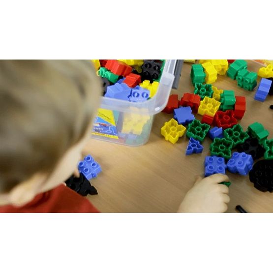 Mega ensemble de blocs de construction Morphun Starter, 600 pièces