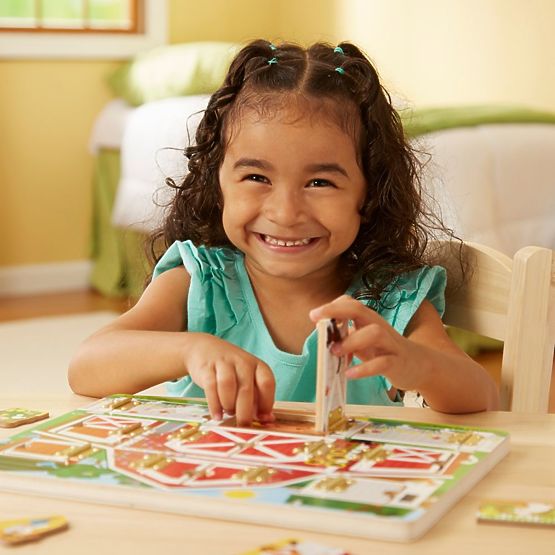 Melissa and Doug - Ouvrir et fermer - Puzzle Cache-cache