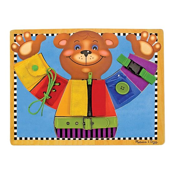 Melissa and Doug - Tableau d'activités Habille l'ourson