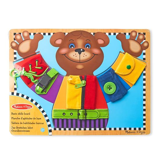 Melissa and Doug - Tableau d'activités Habille l'ourson