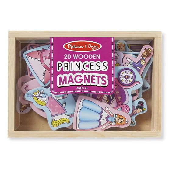 Melissa & Doug - aimants pour réfrigérateur Princess 20pcs