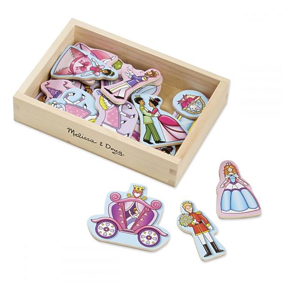 Melissa & Doug - aimants pour réfrigérateur Princess 20pcs