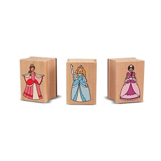 Melissa & Doug - Lot de tampons en bois Princesse